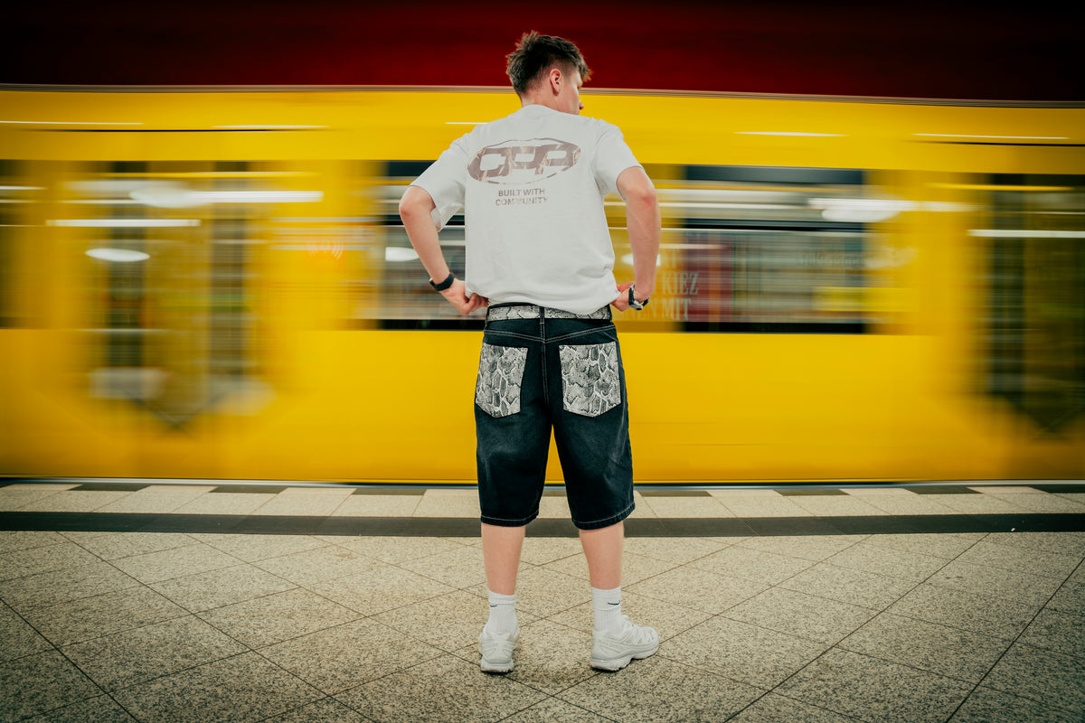 WHITE SNAKE BELT