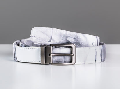 WHITE MARBLE BELT