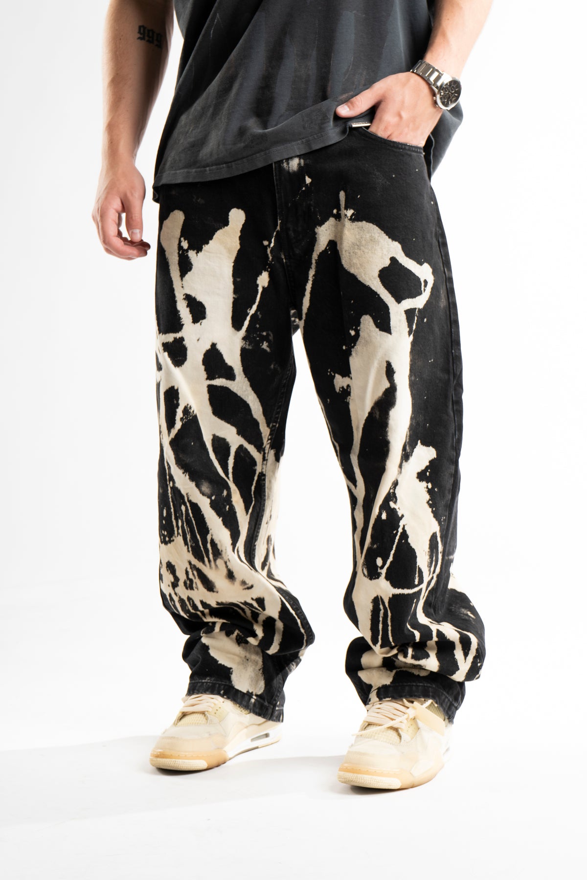 CPP BAGGY BLEACHED JEANS V2