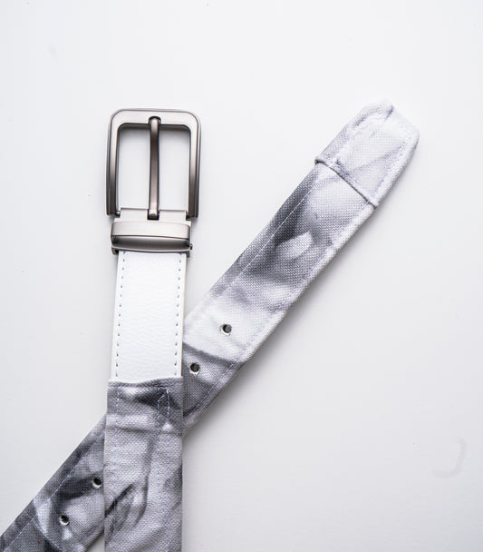 WHITE MARBLE BELT