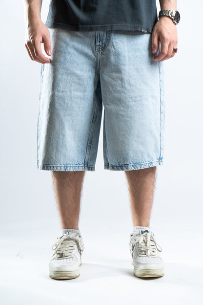 CUSTOM BLUE STAR SHORTS 1