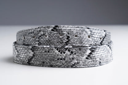 WHITE SNAKE BELT