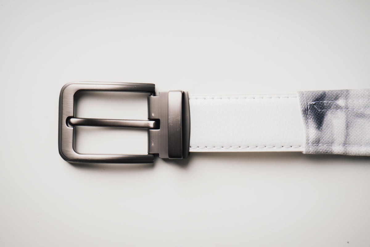 WHITE MARBLE BELT