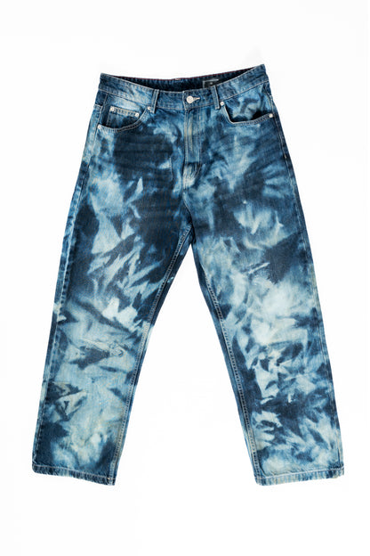 BAGGY BLEACHED BLUE JEANS 1