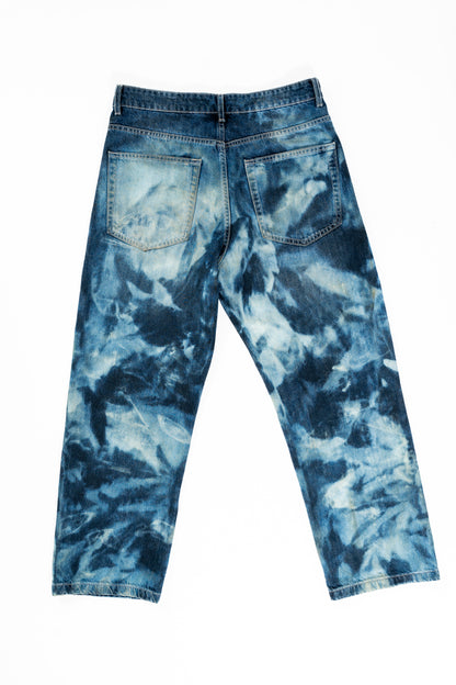 BAGGY BLEACHED BLUE JEANS 1