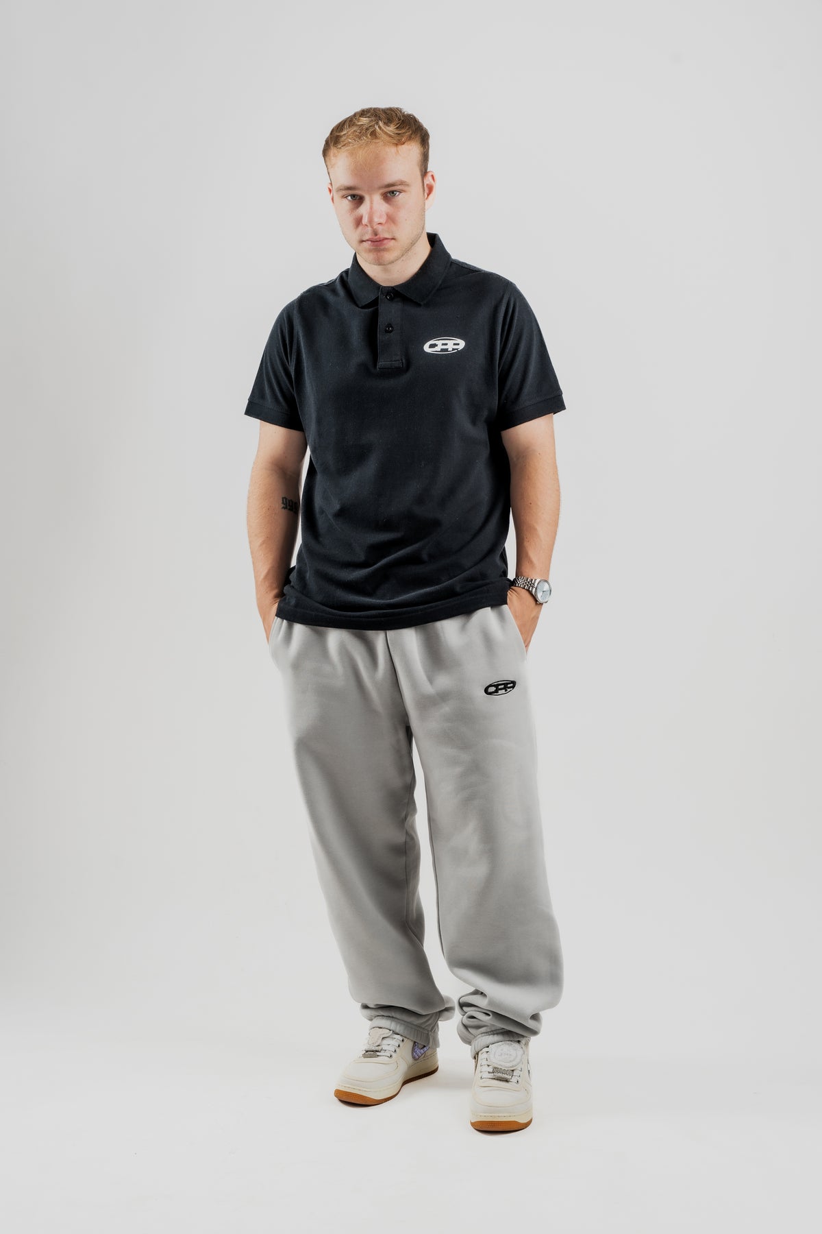 CPP BLACK POLO TEE