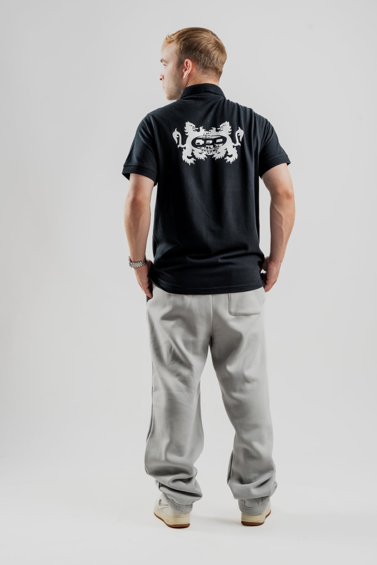 CPP BLACK POLO TEE