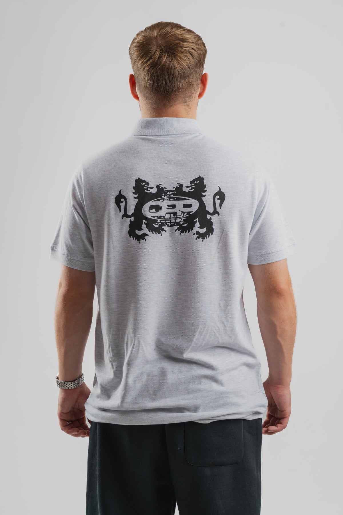 CPP GREY POLO TEE