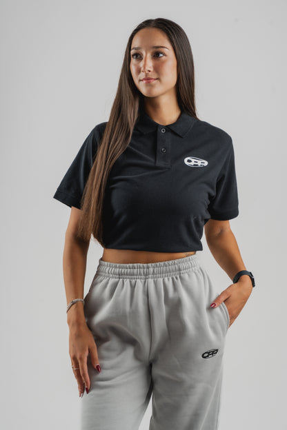 CPP BLACK POLO TEE