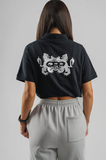 CPP BLACK POLO TEE