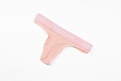 CUSTOM SUPREME THONG UNDERWEAR PINK