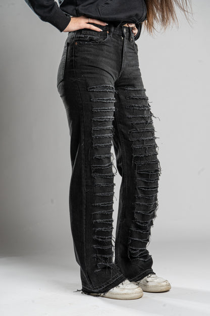 CUSTOM DISTRESSED JEANS WMNS