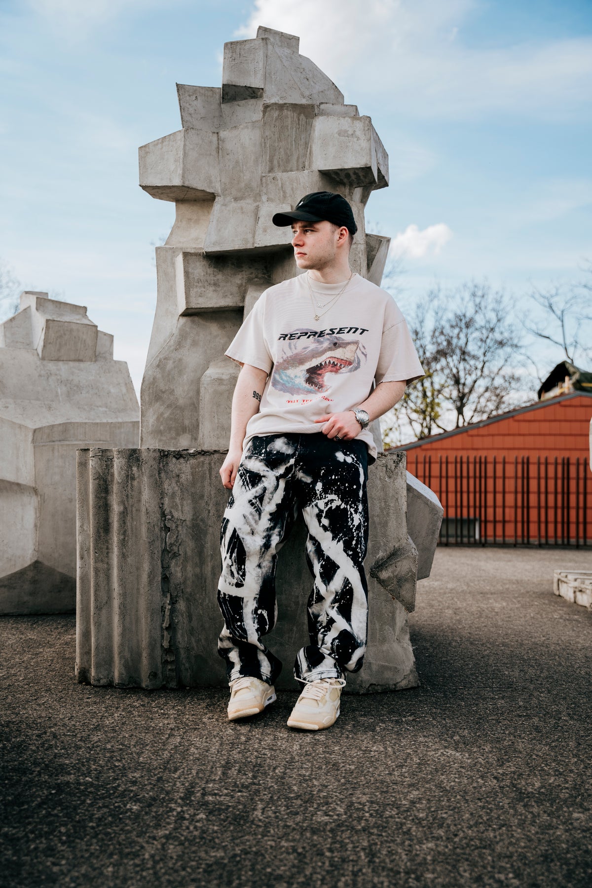 CPP BAGGY BLEACHED JEANS V2