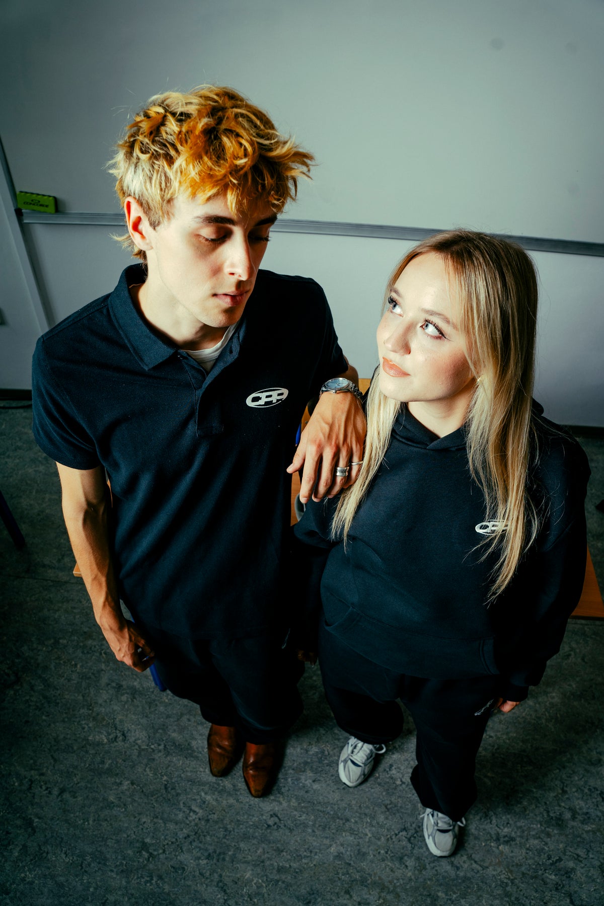 CPP BLACK POLO TEE