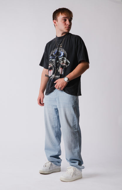 CUSTOM BLUE STAR JEANS