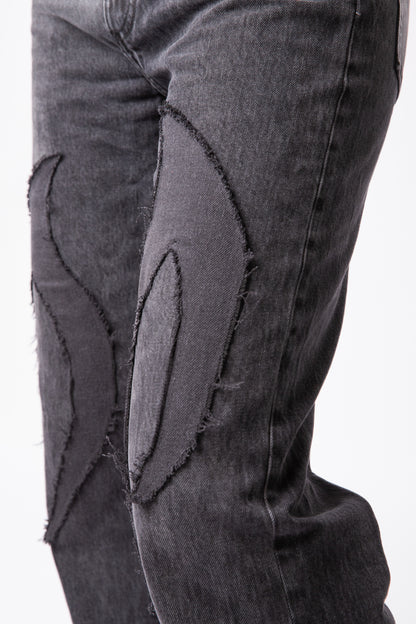 CUSTOM DISTRESSED TRIBAL JEANS WMNS